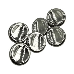 Ασημένια Σκουλαρίκια με Ανάγλυφη Περιφέρεια (Clip)