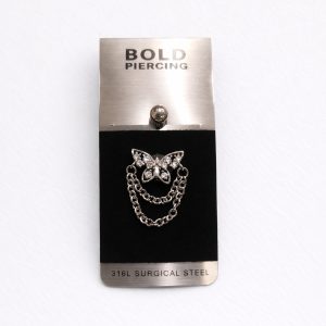 PIERCING ΑΦΑΛΟΥ Butterfly Chain Glam