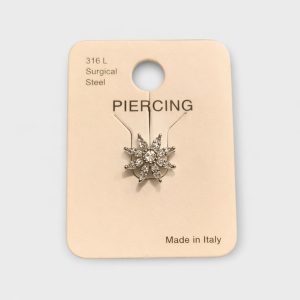 ΤΡΑΓΟΣ PIERCING Silver Blossom