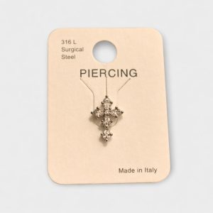 ΤΡΑΓΟΣ PIERCING Crystal Cross Glow