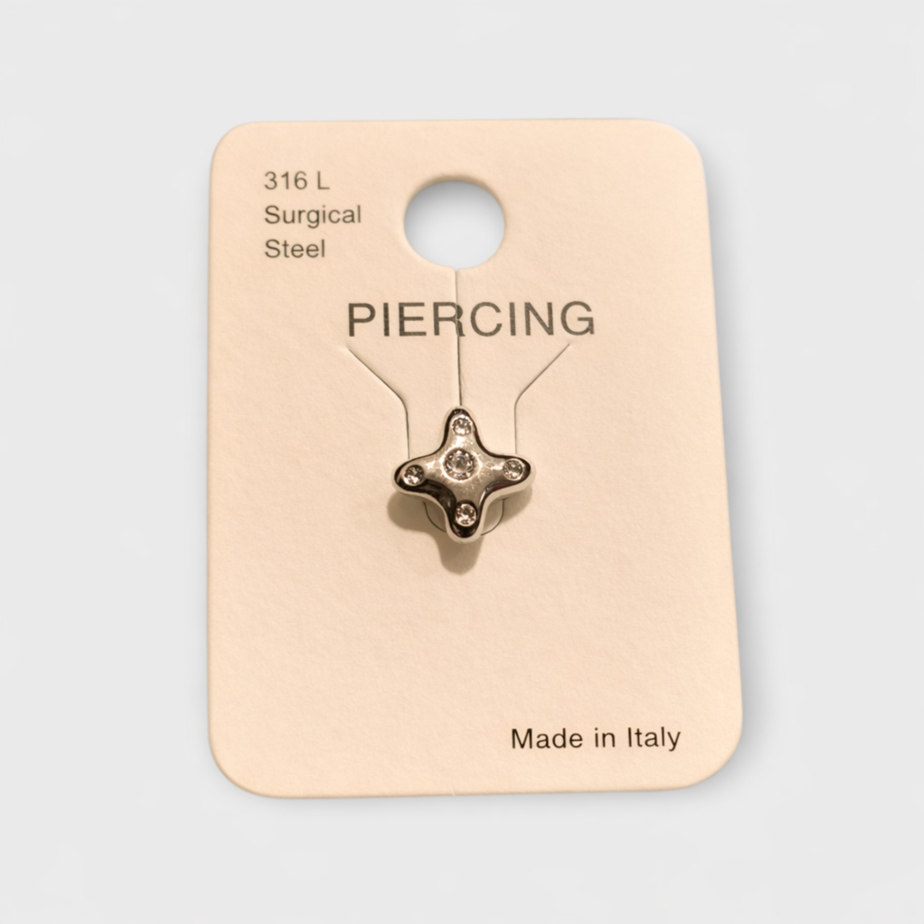 ΤΡΑΓΟΣ PIERCING Quad Crystal Shine